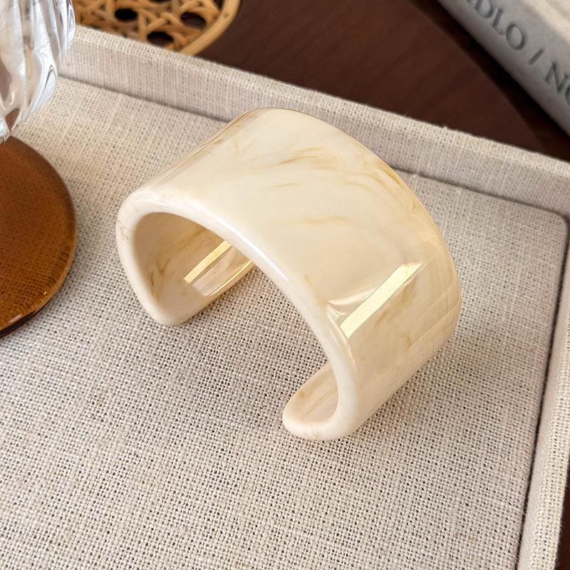 

Винтажный акриловый ацетатный широкий круглый браслет для женщин