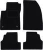 Schwarze Velours-Fußmatten für: Opel Mokka Crossover (2012-2016)