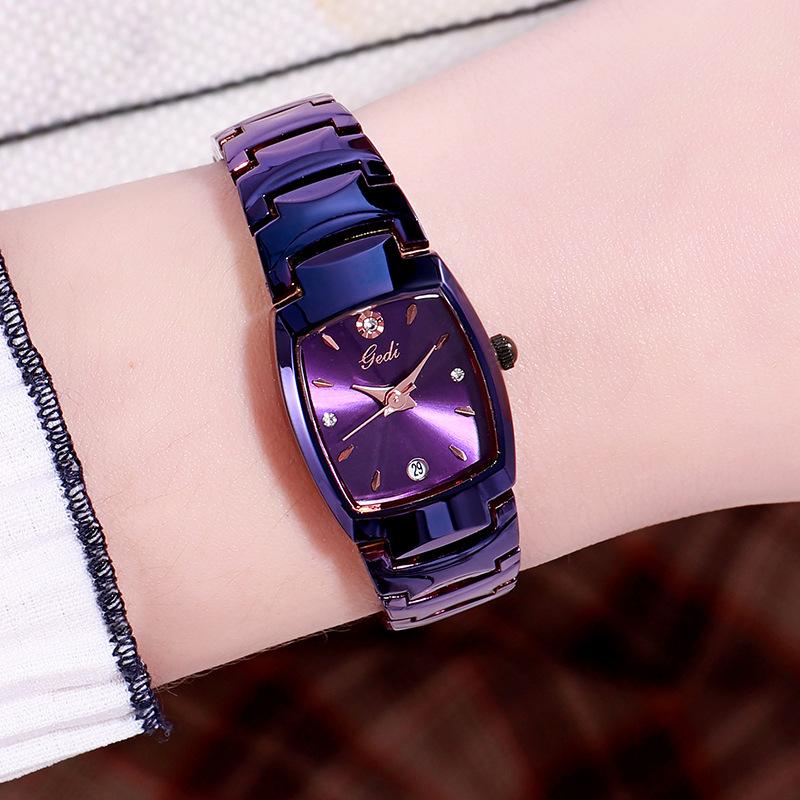 

UTHAI CQ477 Новые женские часы с бриллиантовой инкрустацией, календарь, водонепроницаемые кварцевые часы, часы класса люкс, подарок, часы для женщин