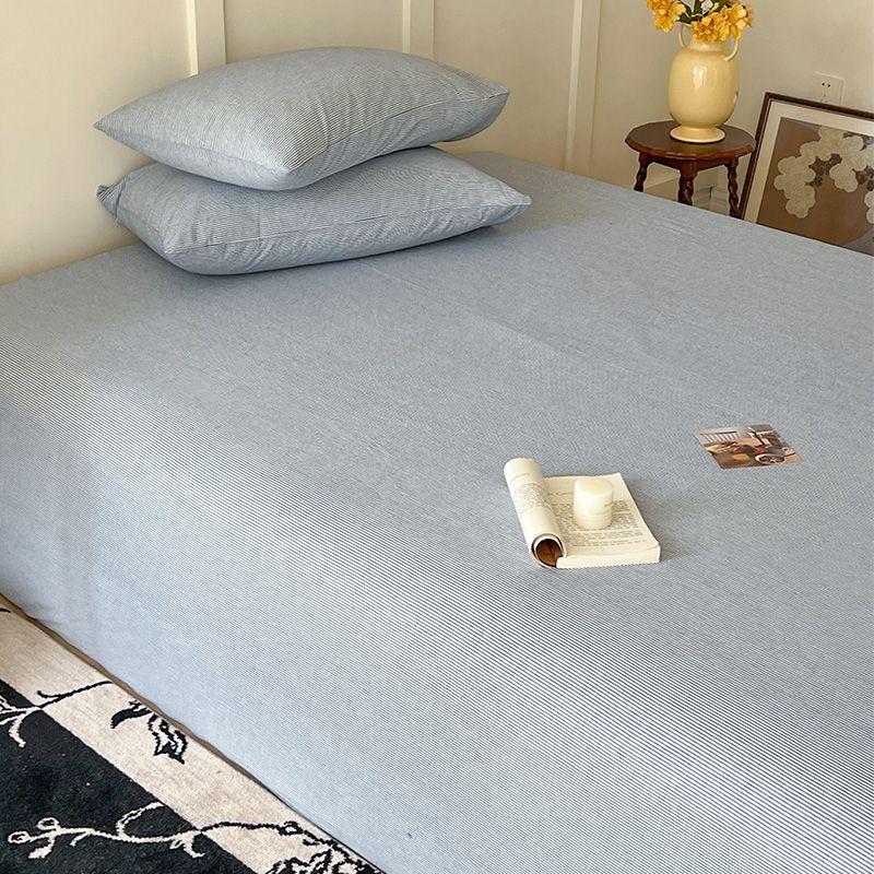 Minimalist Solid Color Thick Bed Sheet For Household Student Dormitory Single Bed
