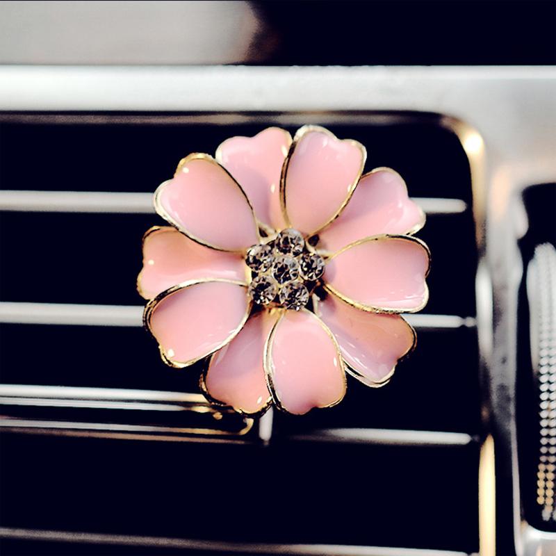 Car Air Outlet Fragrant Perfume Clip Air Freshener Diffuser Universal Exquisite Diamond Car Air Conditioning Air Clip