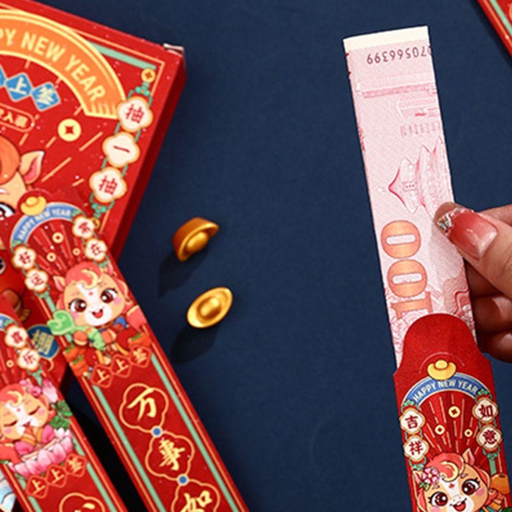 12PCS Red Lots Red Envelope Horse (Chinese Zodiac) Lucky Money Envelope Spring Festival