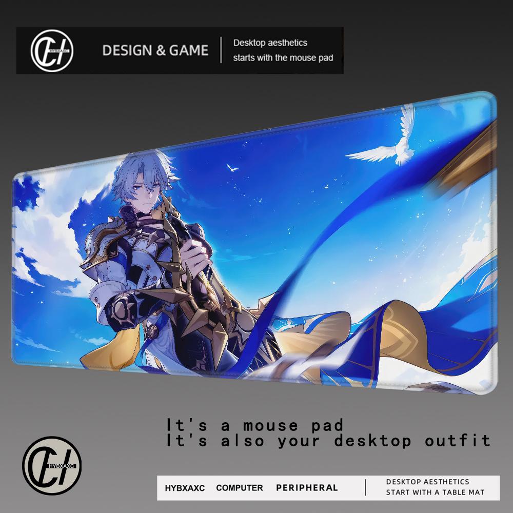 HD Honkai Star Rail Phainon Decoracion Mousepad Computer Gaming Accessories Keyboard Pad Office Rubber Mouse Pad Desk Mouse Mat