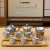 Luxury Pure Titanium Kung Fu Tea Set with High-End Teapot & Gift Box