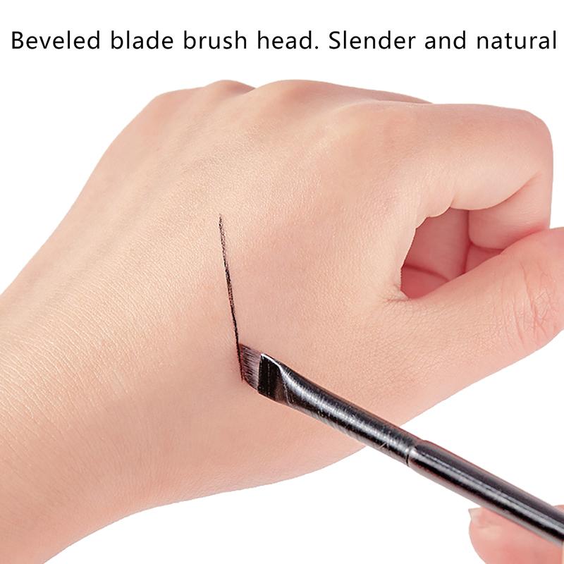 3Pcs Blade Eyeliner Brush Eyebrow Brush Portable Flat Fine Eyeliner Brow Contour Makeup Brushes Cosmetic Beauty Makeup Tool