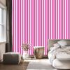Purple and Powder Pink Striped Wallpaper for Living Room and Bedroom 50x1000