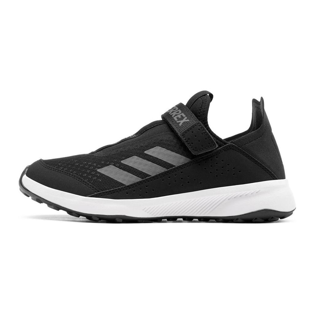 New Adidas VOYAGER 21 Slip On Low Top Kids' Outdoor Shoes Black White Kids' GW9334