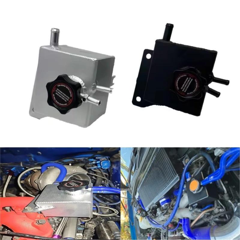 For Subaru WRX 2002–2007 STI 2004–2016 2002 Subaru Impreza WRX,Aluminum Coolant Expansion Tank Overflow Reservoir Bottle