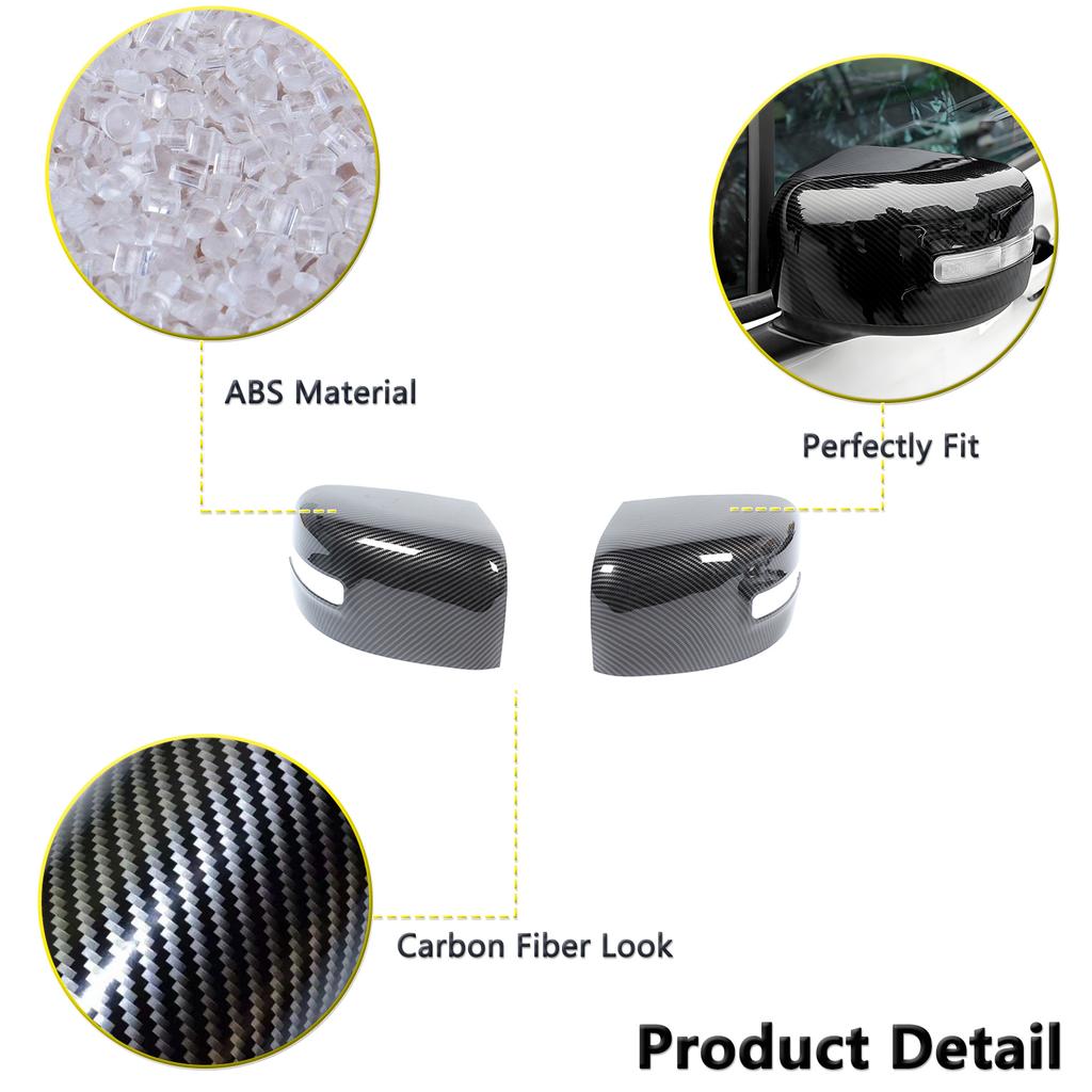 Rear View Mirror Cover Trim for Jeep Renegade 2016-2026 Side Mirror Shell Protector Shell Carbon Fiber Car Styling Accessories