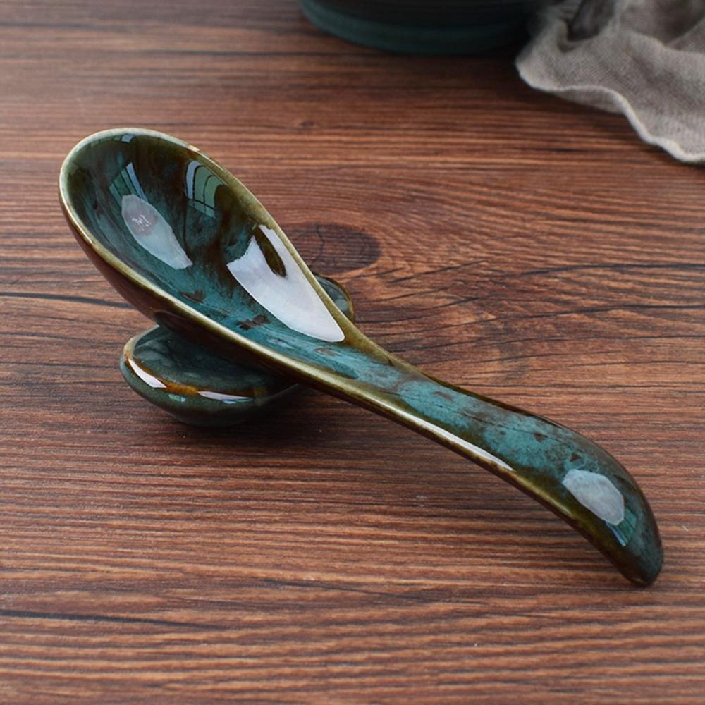 Stirring Adults Mixing Eating Dinnerware Ceramic Tableware Cutlery Soup Spoons Kitchen Utensil