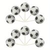 24 Stück/Set Fußball Cupcake Topper - Sportthema Partydekorationen für Babypartys, Hochzeiten & Geburtstage