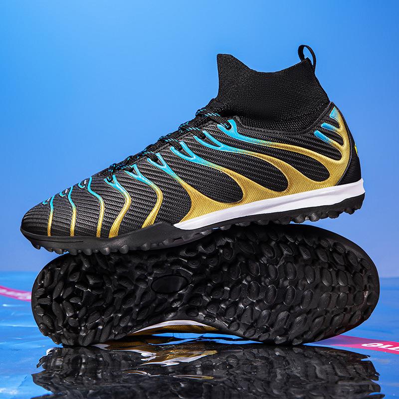 Spot C Romesi high-top football shoes for boys and girls AG long nails TF broken nails competition training shoes