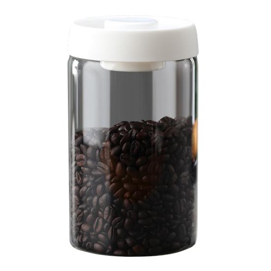 500/900/1200/1800 ML forseglet krukke Fuktsikker kaffebønner Vakuumforseglet oppbevaringskrukke i glass for kjøkken