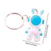 Astronaut Keychain Car Keys Holder Keyring Cartoon Figure Pendant for Shoulder Bag Anniversary Gifts