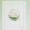Removable Flower Toilet Logo Wall Sticker Self-Adhesive WC Door Decor Decor Accessories
