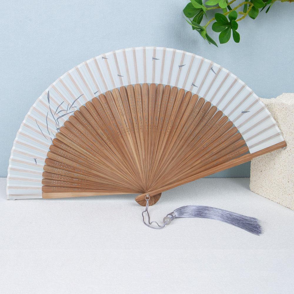 Ancient Dance Fan Handhold Cheongsam Fan Portable Folding Fan  Summer Gift