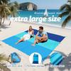 Outdoor Large Beach Mat/Picnic Mats/Camping Mat Extra Large Lightweight Foldable with Storage Bag and Fixing Pegs Easy To Clean