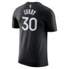 Nike DRI-FIT NBA Golden State Warriors Curry 30 Short Sleeve Black Men's BV8762-018