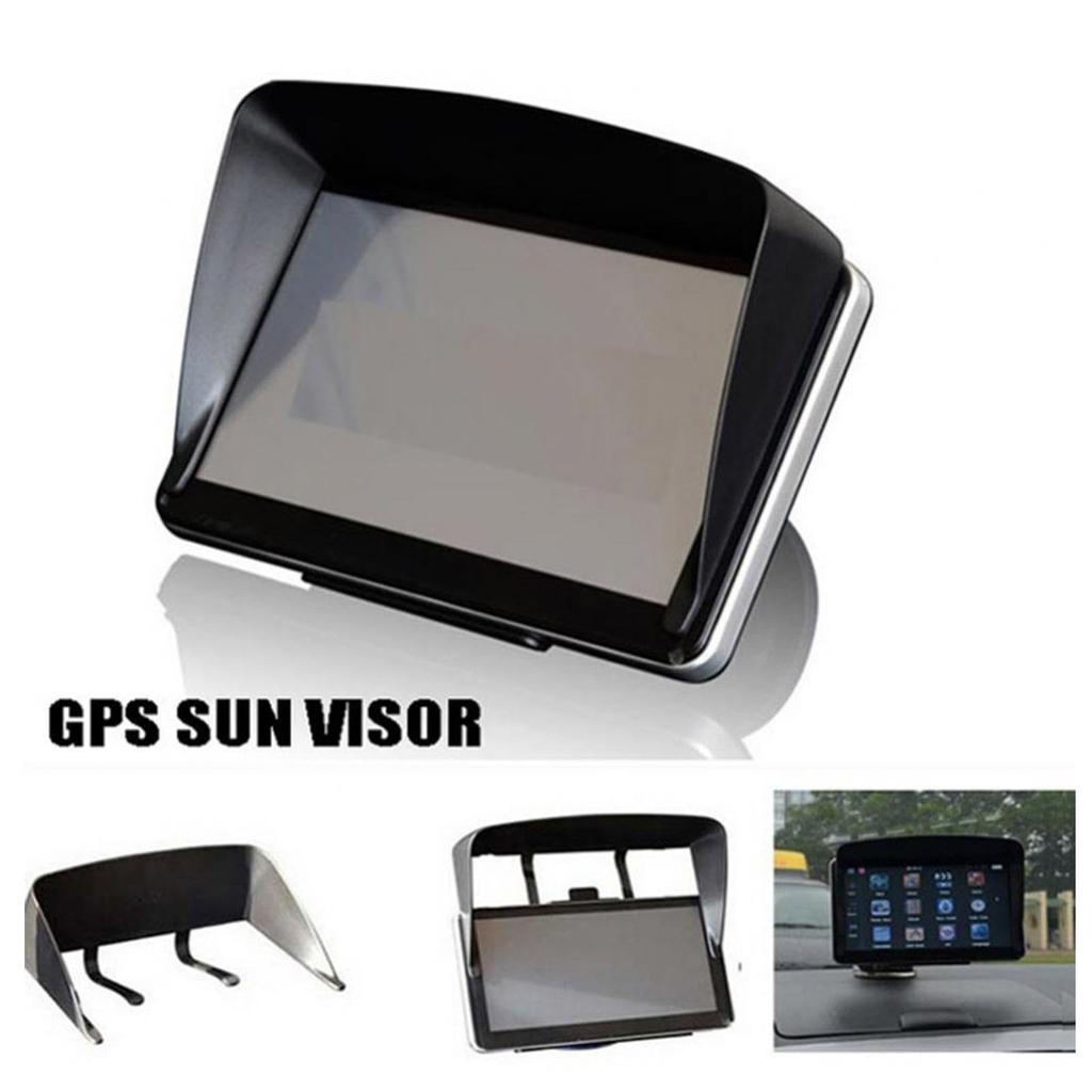 Gerinkoken GPS Sunshade Cover, GPS Glare Reduction Visor, Car Navigator Extender - Car Navigation