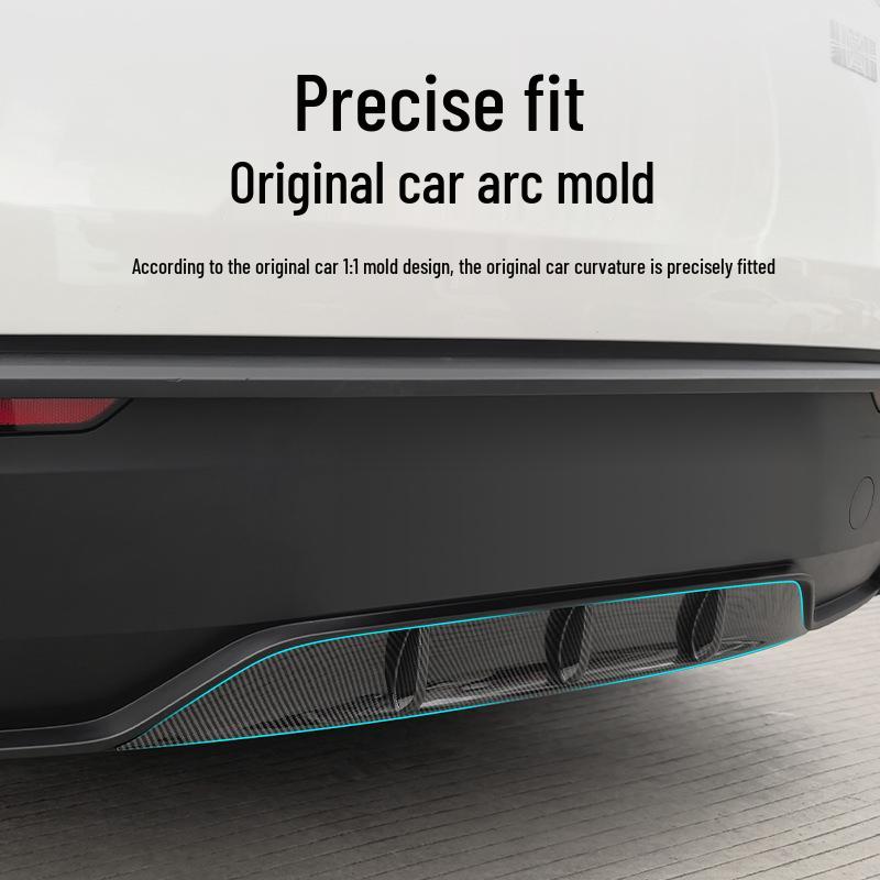 Tesla Refreshed Y Series Rear Lip Spoiler and Bumper Wind Deflector Kit
