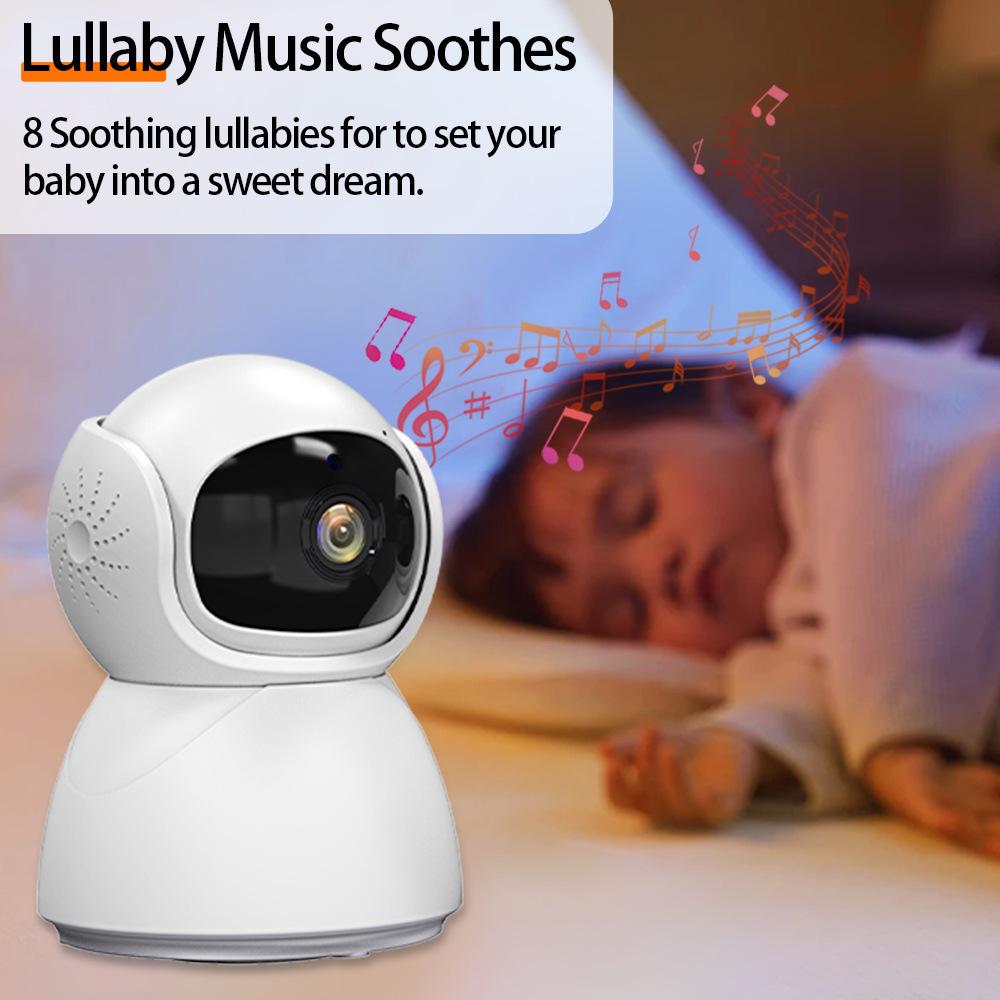 ABM570 5-Zoll Kabelloser Baby Monitor mit HD Infrarot Nachtsicht