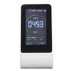 White CO2 Air Quality Monitor LED Digital Display LCD Screen Backlight Temperature Humidity TVOC Detector Meter