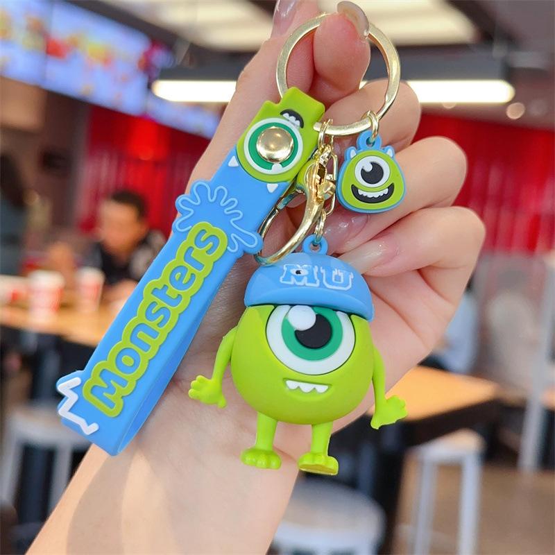 

Cartoon Anime Figure Monsters University Keychain Cute Dolls Schoolbag Hanging Car Keyring Ornaments Toy Birthday Gift Carry Mini Lightweight Portable