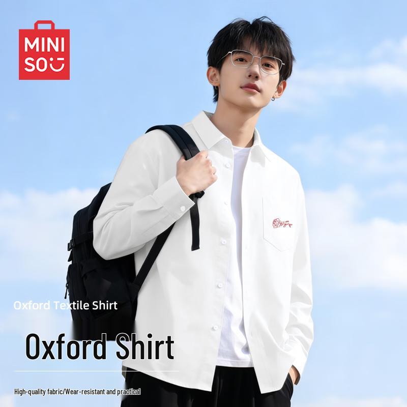 MINISO Men s Long Sleeve Casual Shirt XL