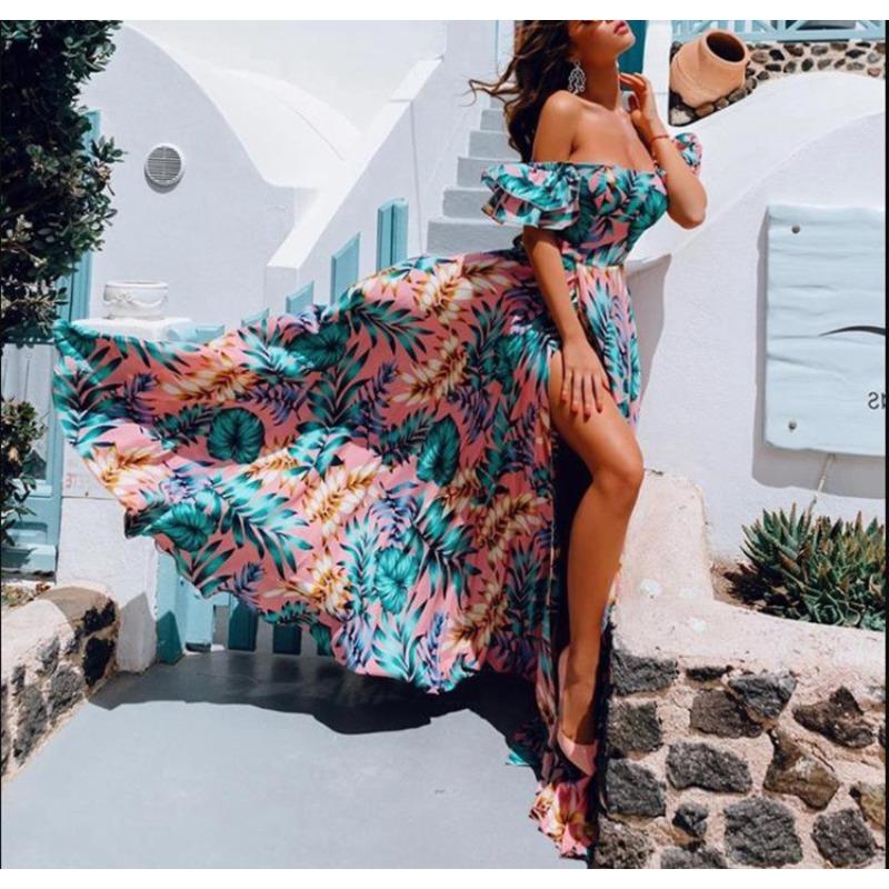 BITCED Women's Fashion Summer Spring Short Sleeve Casual Dresses