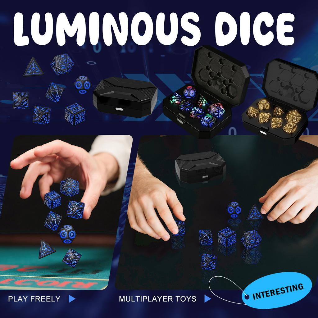 Coloured 7 Potion Dice Set ,D4 Dice Set Potion Tokens Dice RPG Accessories Polyhedral Dice Set Role Playing Dice For RPG Player Party Favors Gifts