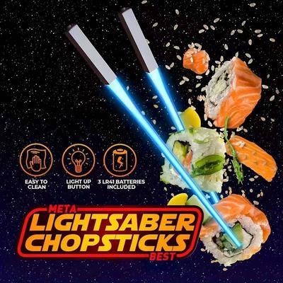 LED Light Emitting Chopsticks, Luminous Chopsticks, Food Grade Material, Chopsticks for Kitchen Dinners