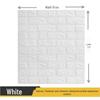 3D Waterproof Foam Brick Wall Sticker: Moisture-Proof, Self-Adhesive, Warm, and Decorative for Bedroom Walls.