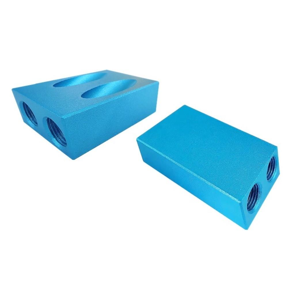 7/14/15Pcs Metal Pocket Hole Jig Kit 15 Degree Angle Drill Guide Set  Woodworking Tools