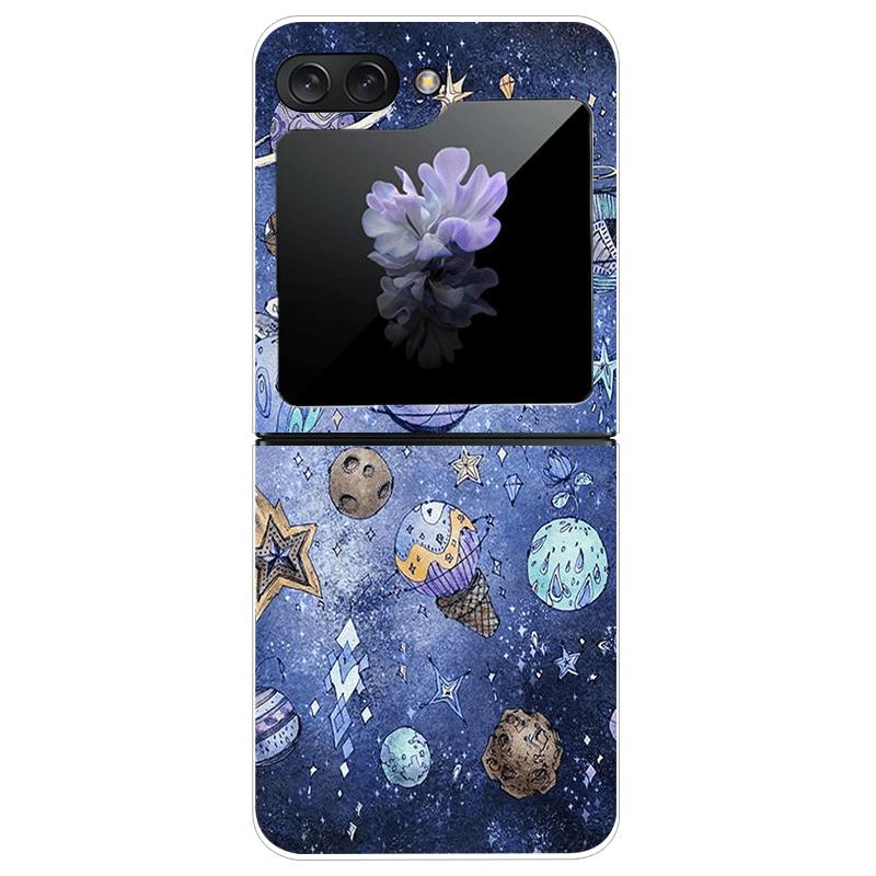 For Samsung Z Flip7 Hard Case ZFlip7 5G Transparent PC Phone Cases For Galaxy Z Flip 7 Fashion Cartoon Clear Protective Fundas