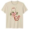 Stethoscope Christmas Medical Healthcare Unisexs Unisexs Graphic Tee Shirt