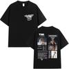 Hip Hop Pop Music Tops Singer Tini Stoessel Futtura Tour Album 2026 Tshirts Fashion Oversized Tshirt Print Cotton T Shirts