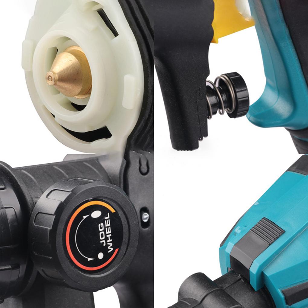 Electric Paint Gun - Powerful Pure Copper Motor Adjustable Flow Rate Cordless Paint Spray Gun