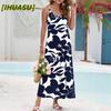 Fashion Summer Spring Sleeveless O-Neck Casual Dresses