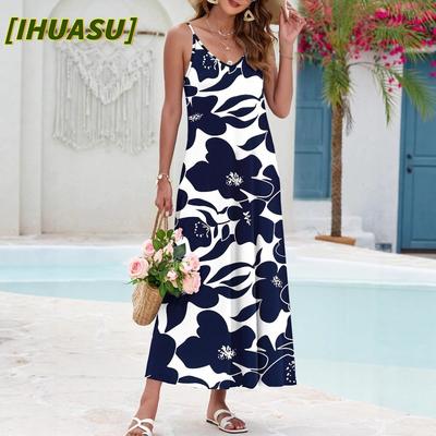 Fashion Summer Spring Sleeveless O-Neck Casual Dresses