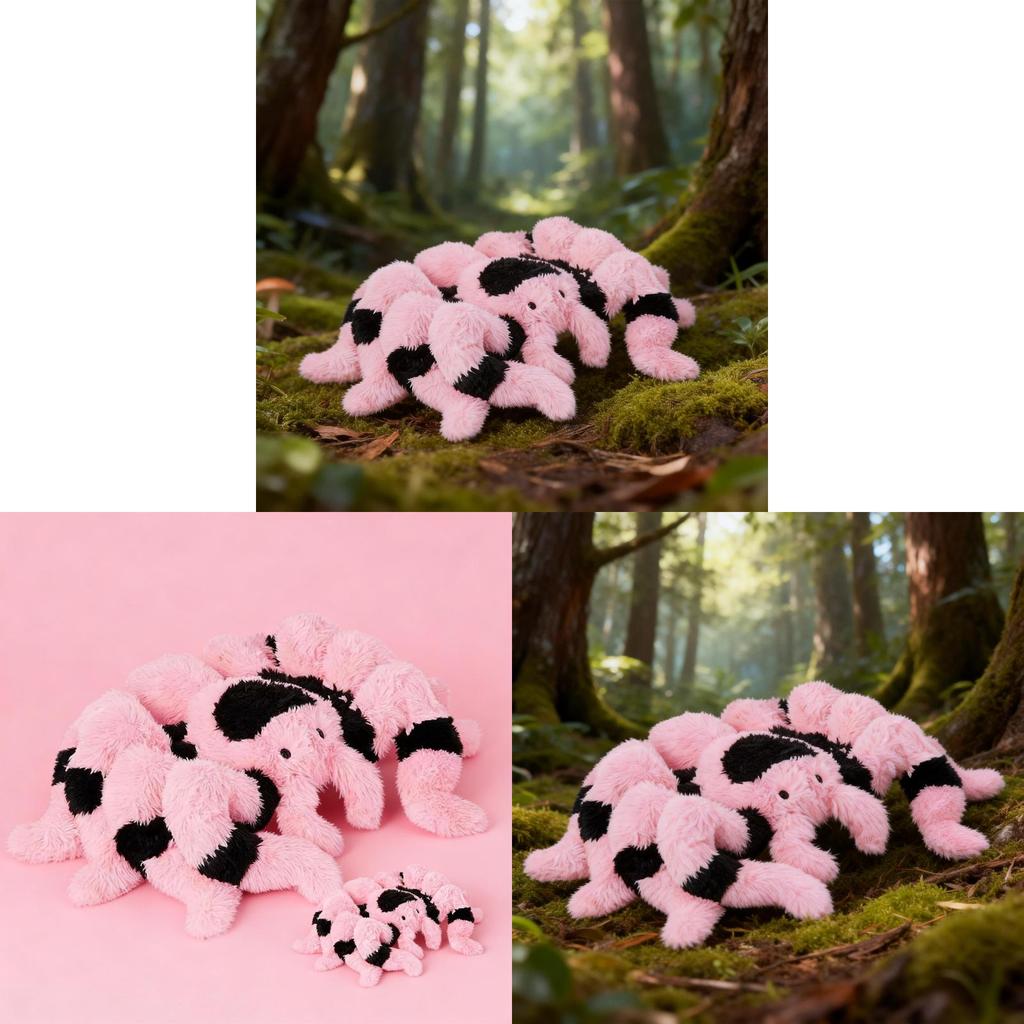 Plush Tarantula Spider Toy With Pp Cotton Filling For Kids And Adults