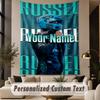 Custom Text Tapestry George Russell Print Wall Tapestry Indoor Living Room Wall Decor