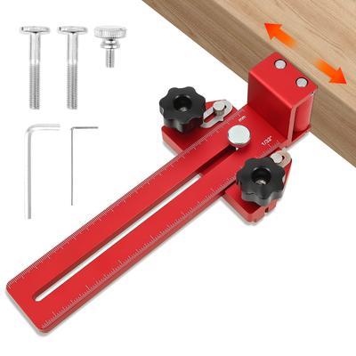 Thin Rip Table Saw Jig Guide Aluminum Alloy Woodworking Thin Ripping Jig High Precision Narrow Strip Repetitive Cutting Guide