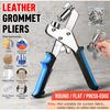 6mm /10.5mm Eyelet Pliers Kit Tools Portable Hand Press Metal Grommet Hole Punch Plier for Leather Canvas Clothing DIY Tarp Ring