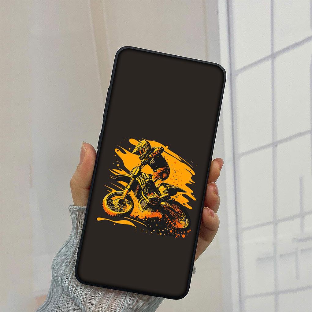Motorcycle Sports Moto Cross Soft Phone Cover for Samsung Galaxy A10 A20 A53 A30 A31 A32 A50 A51 A52 A12 A33 Silicone Case