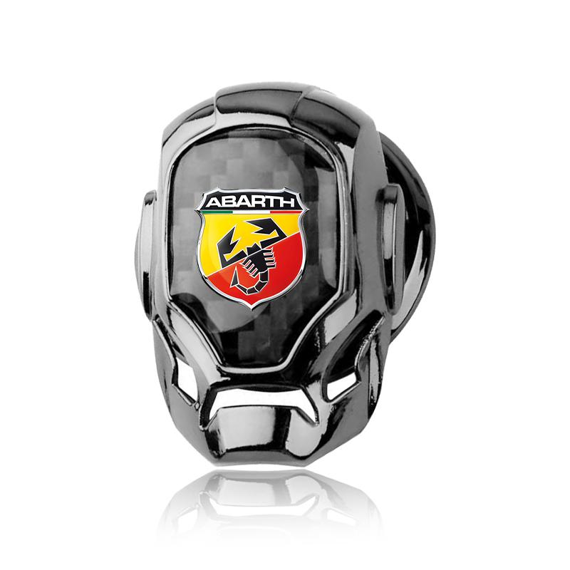 

Car One-click Start Protective Cover Interior Button Decoration Sticker for Abbas Fiat Grande 500C Doblo Pondo Stilo Punto Panda