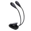 Music Stand Light Dual Head 2 Brightness Gooseneck Eye Friendly Clip On LED Light for Reading Perfor