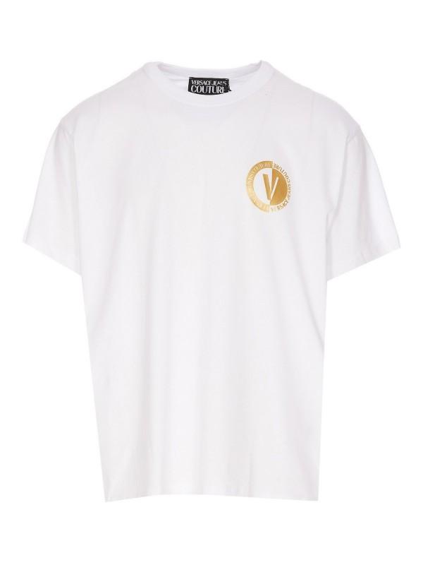 SuperMerchantEU Versace Jeans Couture opvallend heren t-shirt wit - Maat: XL