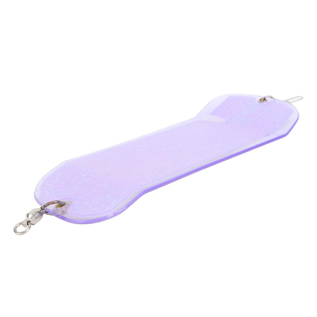 Fishing Flasher ABS Underwater Double Sided Luminous Swivel Diving Board Flasher for Sea Fishing Trolling Accessories