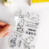Clear Rubber Stamp Scrapbooking Diary Album Aesthetic Embossing Decorations