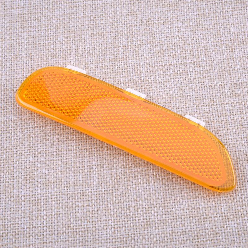 53148383012 BM2556101 2Pcs Amber Lens Front Bumper Side Marker Reflector 63148383011 Fit for BMW E46 3 Series M3 2D Coupe
